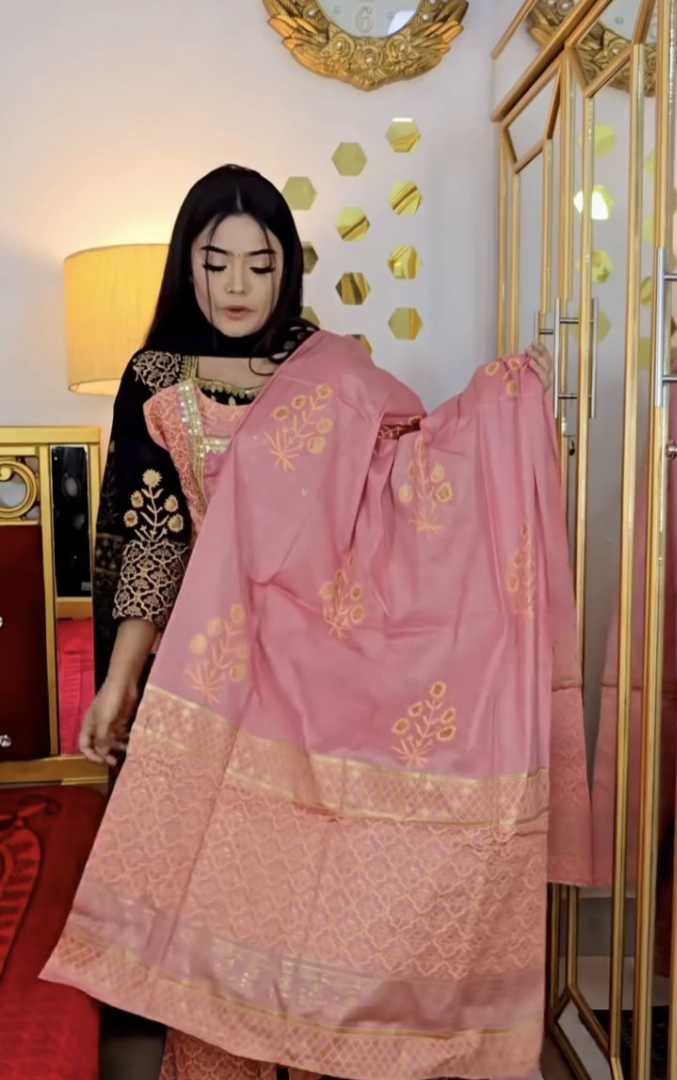 Anarkali,gown,orna,set